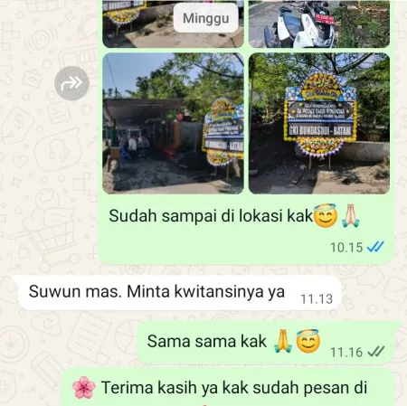 Pengiriman Papan Bunga Duka Bayah
