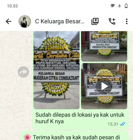 Pengiriman Papan Bunga Duka Bayah